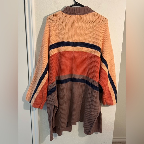 ONeill Open Front Knit Capecod Oversized Cardigan Sweater Beach Sand Size M - Picture 8 of 12